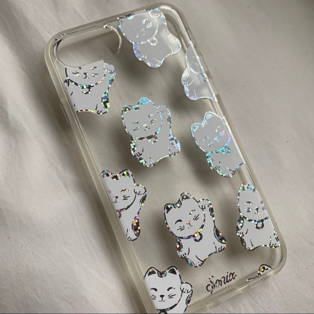 Disco lucky cat iPhone 6/7/8 case